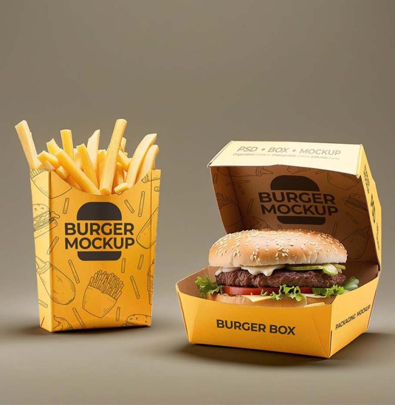 Custom Fast Food Boxes Printing in Dubai | Burger, Sandwich & Meal ...