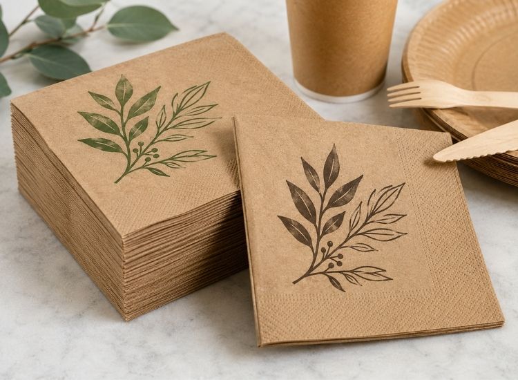 Brown Paper Napkins