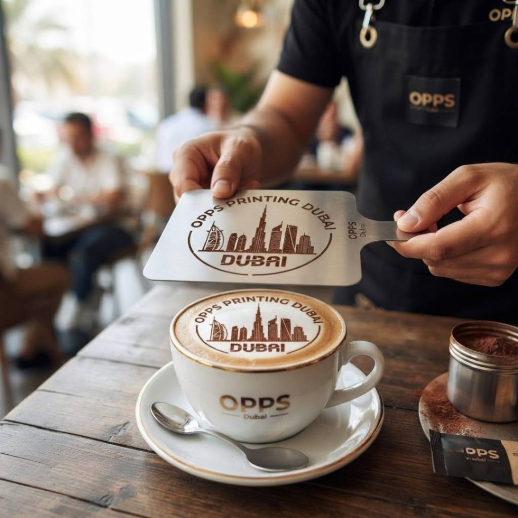 Coffee Stencil Printing in Dubai