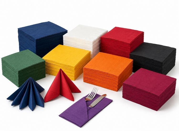Coloured Paper Napkins