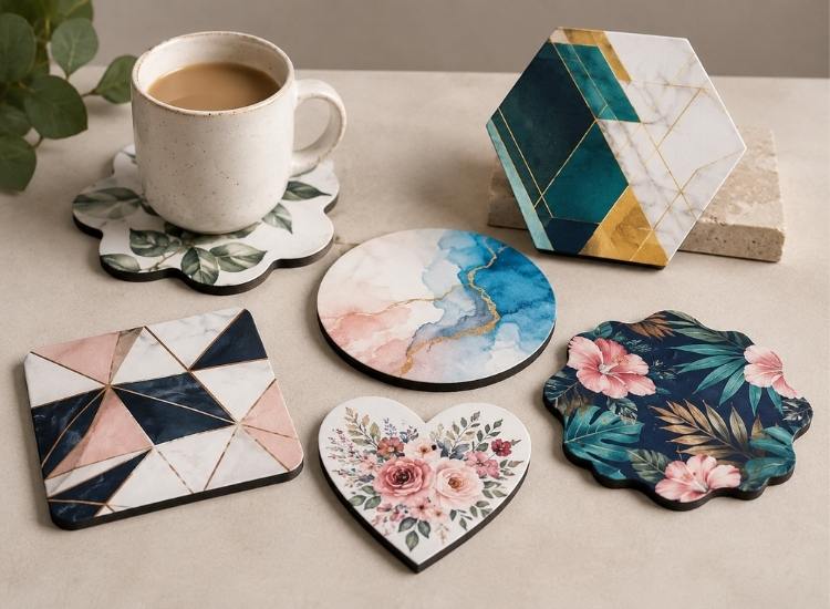 Custom-Shaped Coasters