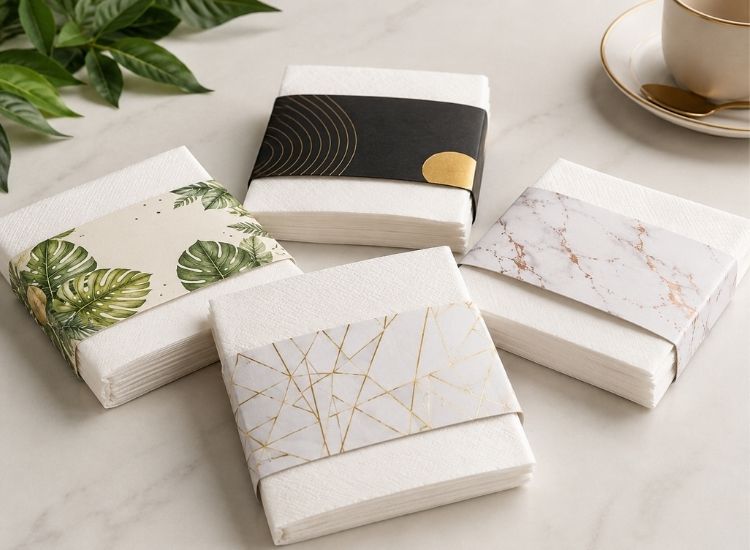 Custom band or sleeve packaging