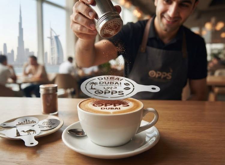 Decorative Latte Art Stencils