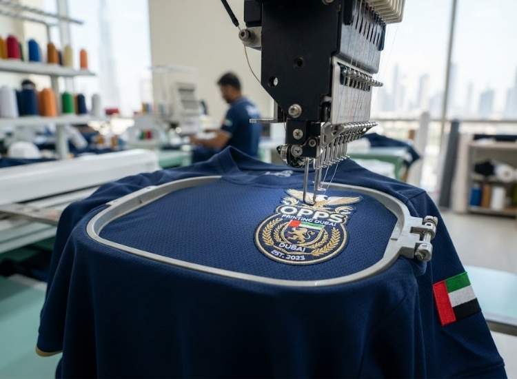 Embroidered badge application