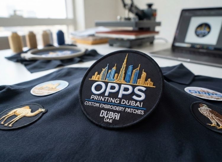 Partial embroidery coverage
