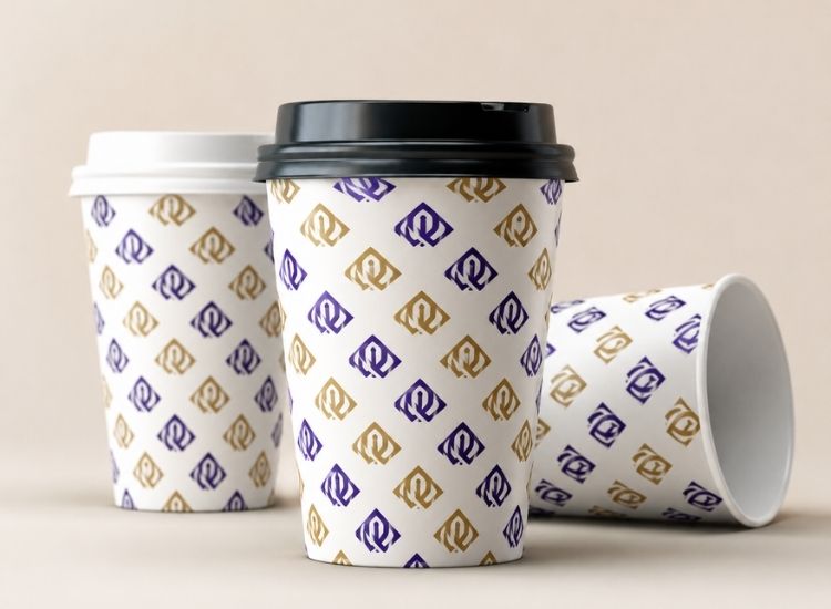Repeated logo pattern