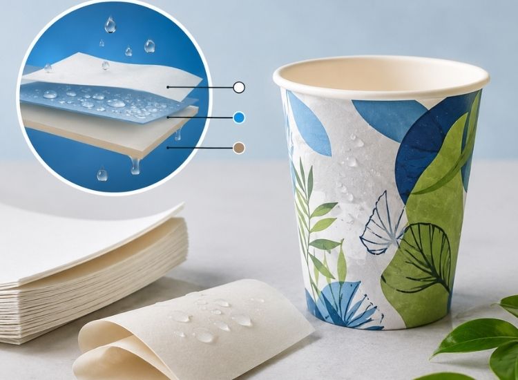 Water-based barrier paper