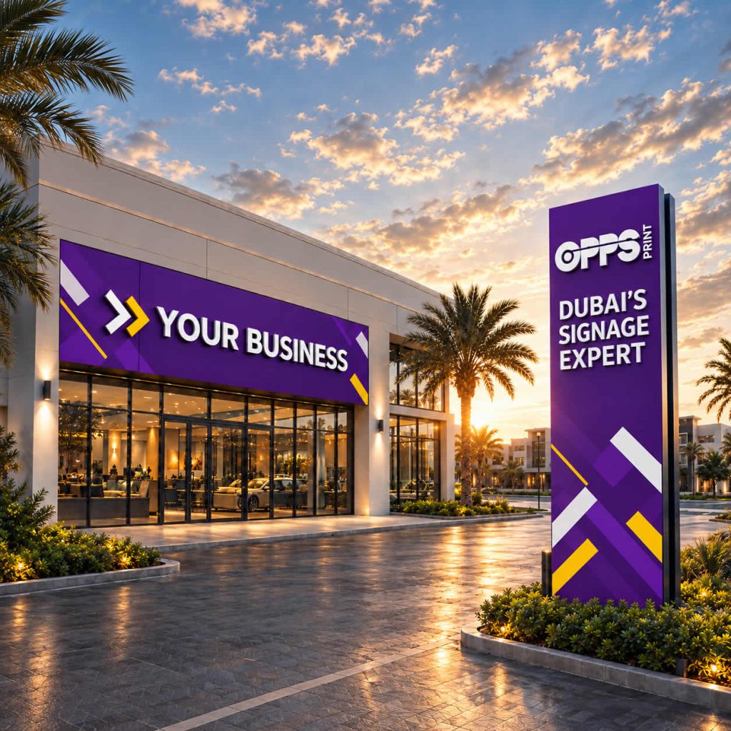 OPPS Print - Custom Signage Company in Dubai