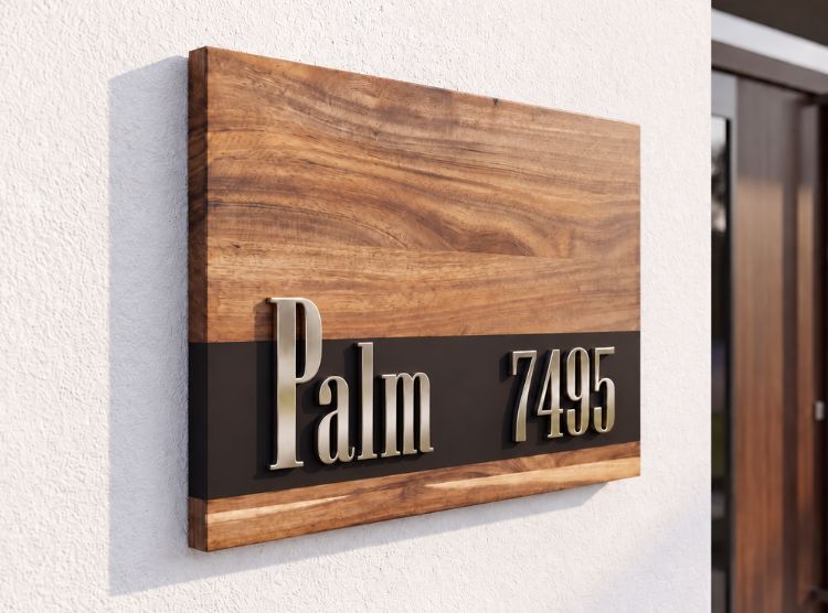 Wooden Name Plate in UAE